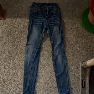 Wax Jean Women's Classic Blue Skinny Jeans